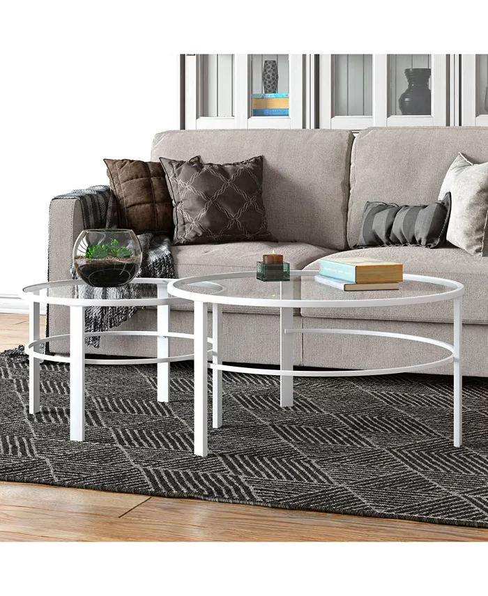 Hudson and Canal Gaia Nesting Coffee Table Set of 2