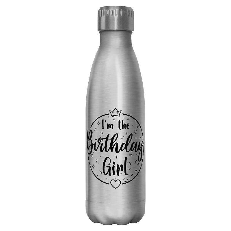 I'm The Birthday Girl Badge 17-oz. Stainless Steel Bottle