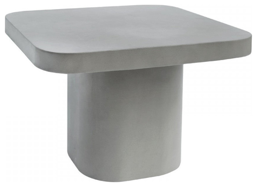 Morhpeus Modern Gray Concrete End Table   Contemporary   Side Tables And End Tables   by Rustic Home Furniture Deco  Houzz