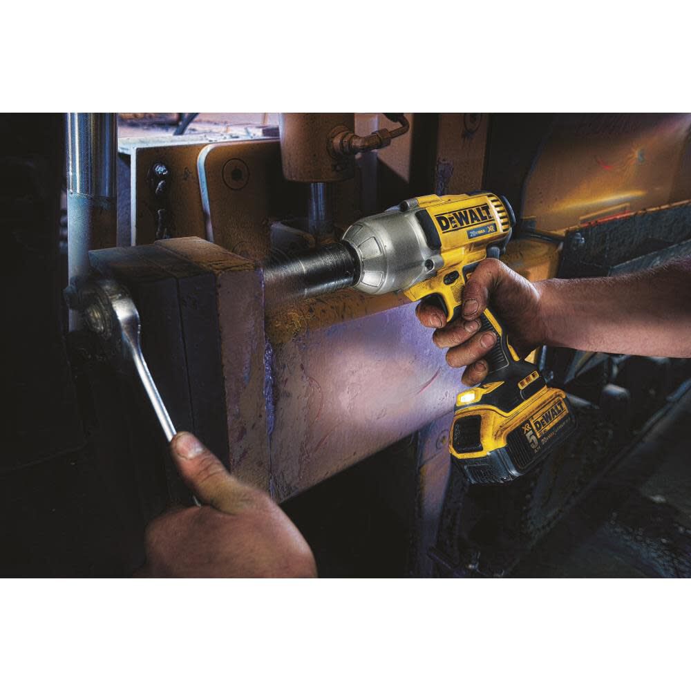 DEWALT 20V MAX XR 1/2" Impact Wrench with Detent Pin Anvil Bare Tool DCF899B from DEWALT