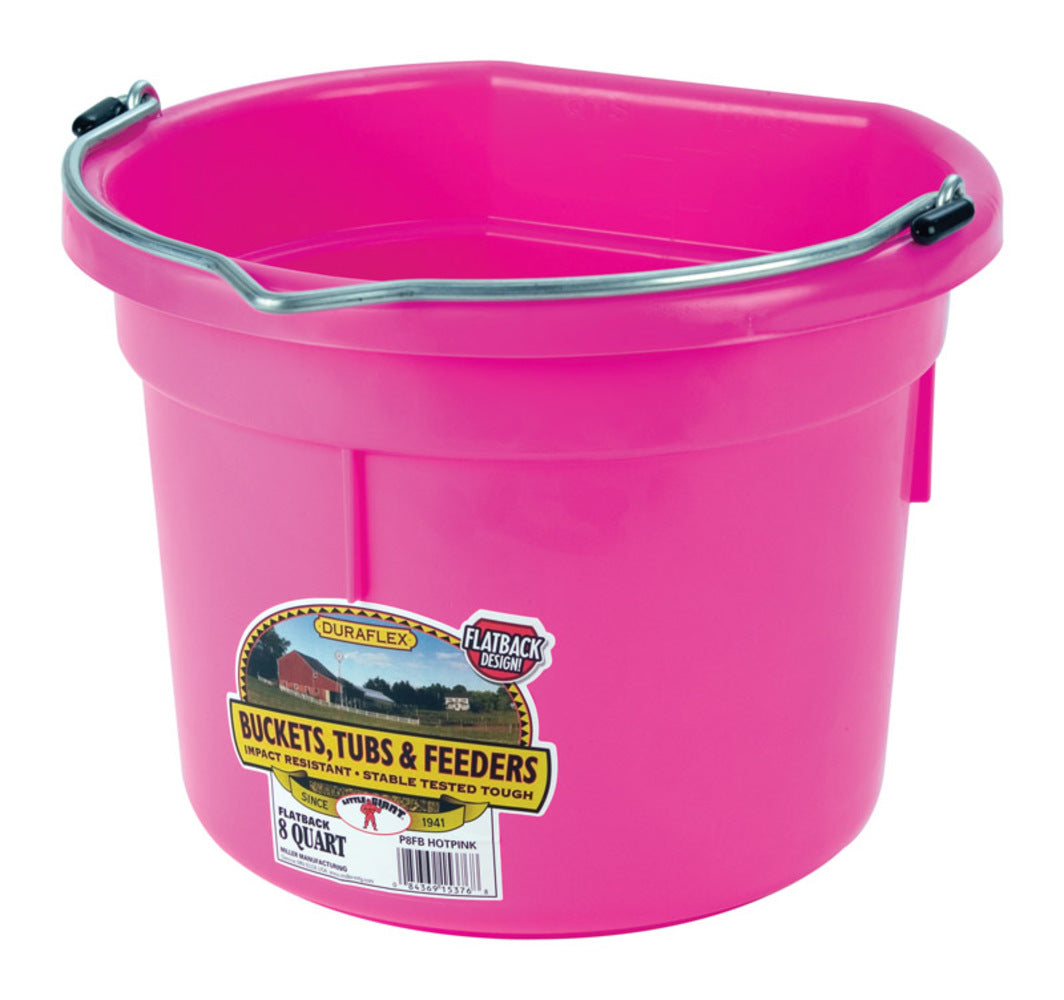 FLAT BACK BUCKET PNK 8QT