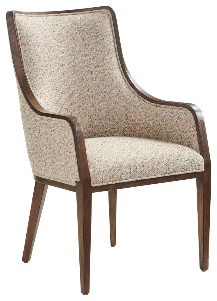 Bromley Upholstered Arm Chair   Transitional   Dining Chairs   by Lexington Home Brands  Houzz