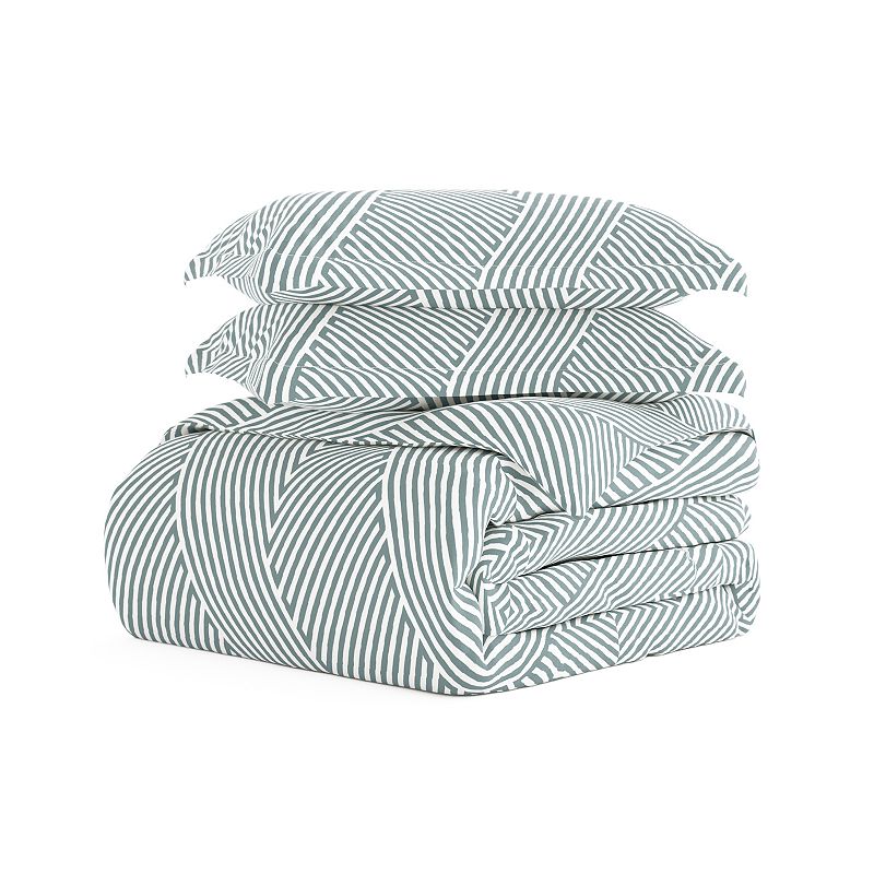 Home Collection Premium Ultra Soft Modern Diagonal Duvet Cover Set