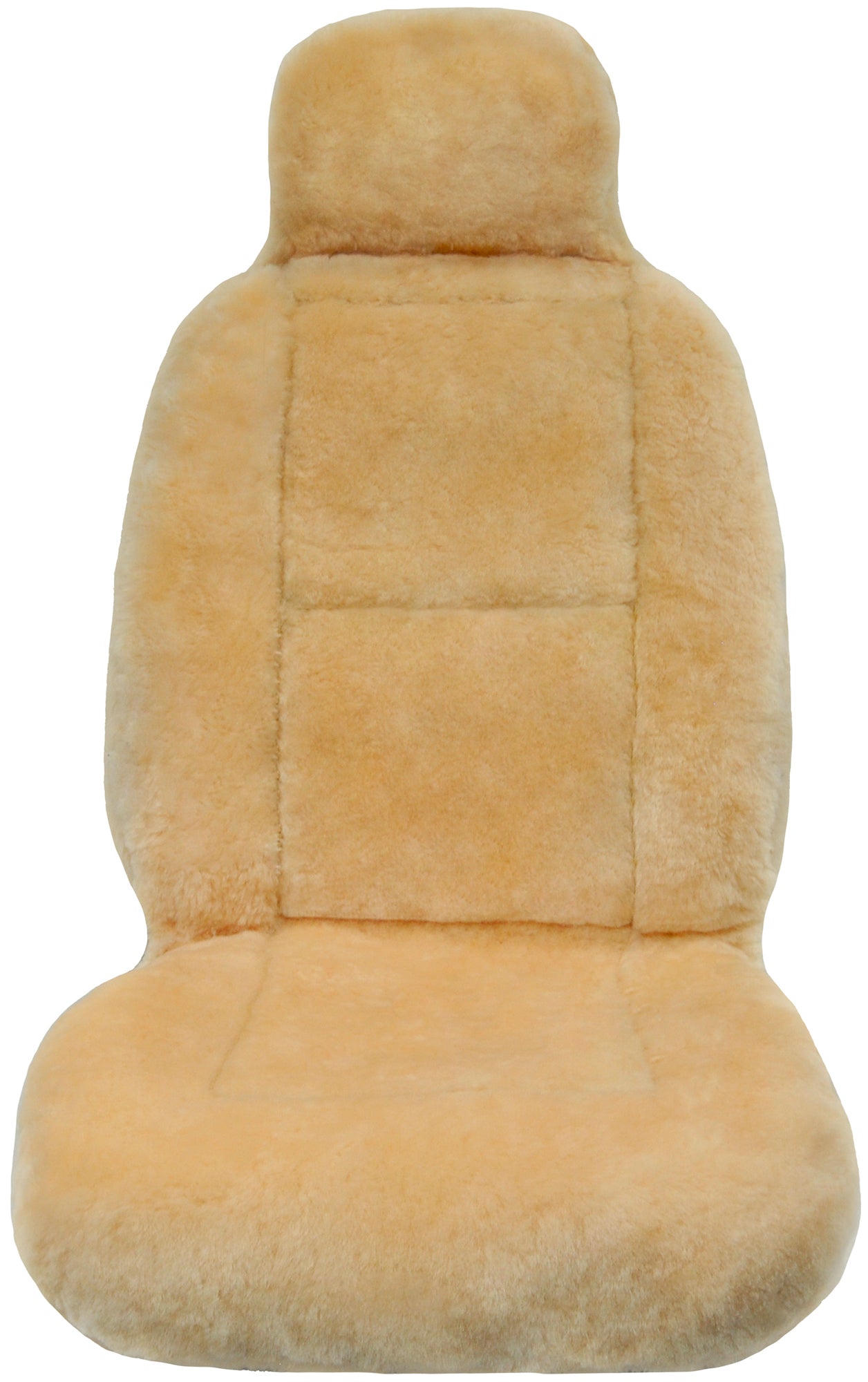 Eurow Sheepskin Seat Cover New XL Design Premium Pelt， Champagne