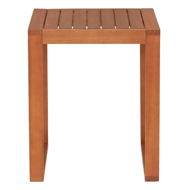 Eucalyptus Wood Outdoor Cocktail Table Natural Alaterre Furniture