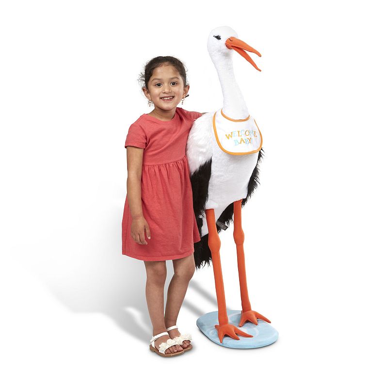 Melissa and Doug Giant Lifelike Plush Stork