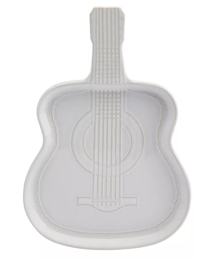 Dolly Parton 2 Piece Serving Set -3D Guitar Platter Chip and Dip