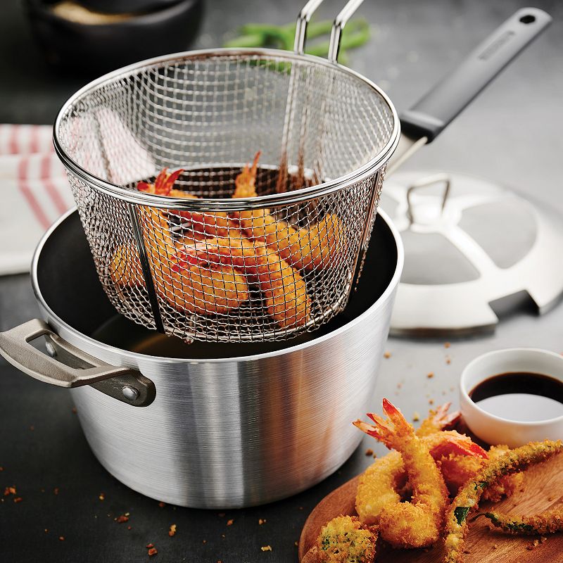 Tramontina 5.5-qt. Aluminum Nonstick Professional Fusion Covered Deep Fryer