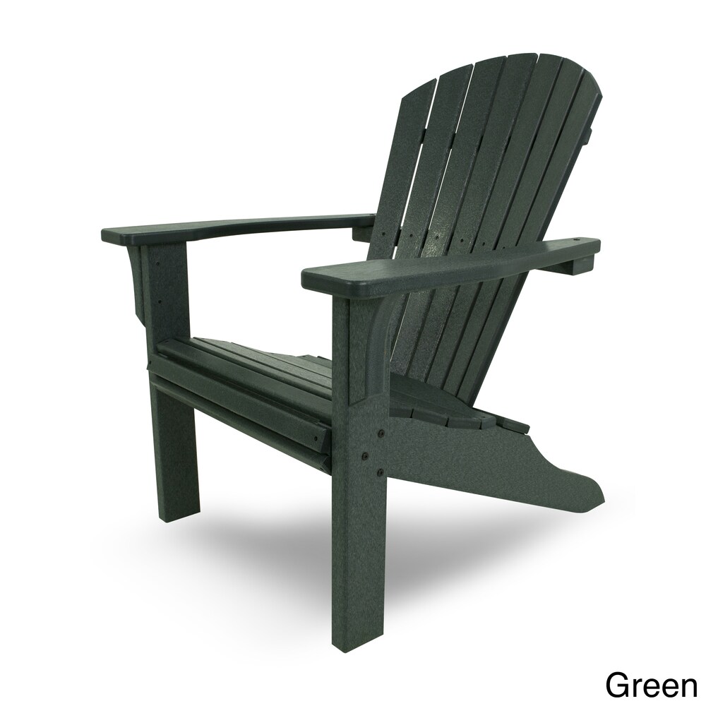 POLYWOOD Seashell Adirondack Chair