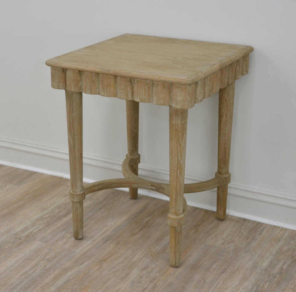 Manya Wood Side Table   Midcentury   Side Tables And End Tables   by Lillian Home  Houzz