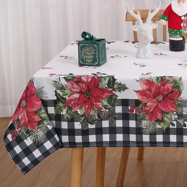 Trinity Buffalo Plaid Rectangle Christmas Tablecloth