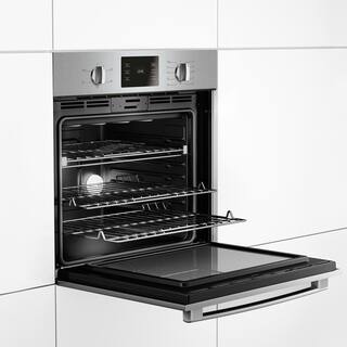 Bosch 500 Series 30 in. Built-In Single Electric Wall Oven in Stainless Steel with Thermal Cooking and Self-Cleaning HBL5351UC