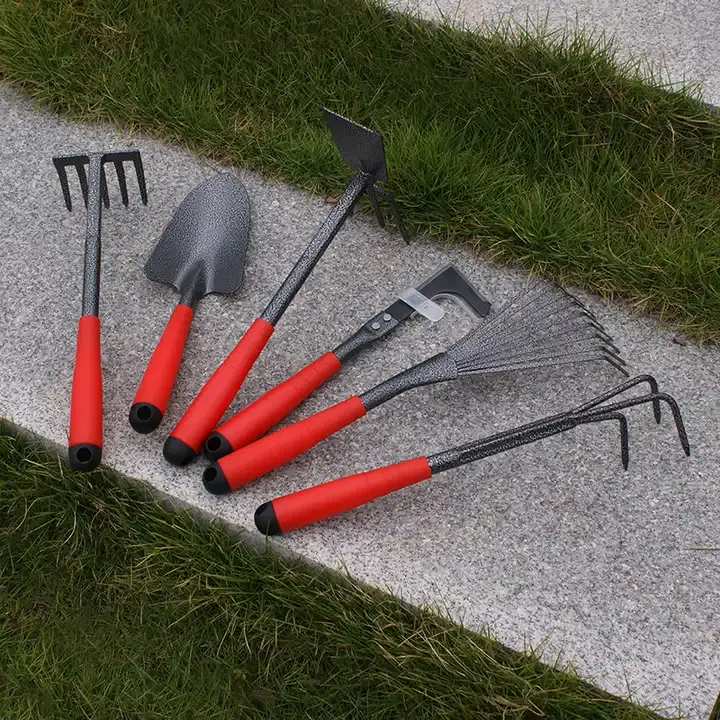 Top Quality Carbon Steel Garden Tool Set Multifunction Garden Tool 6 In 1 Multifunction Garden Tool Set