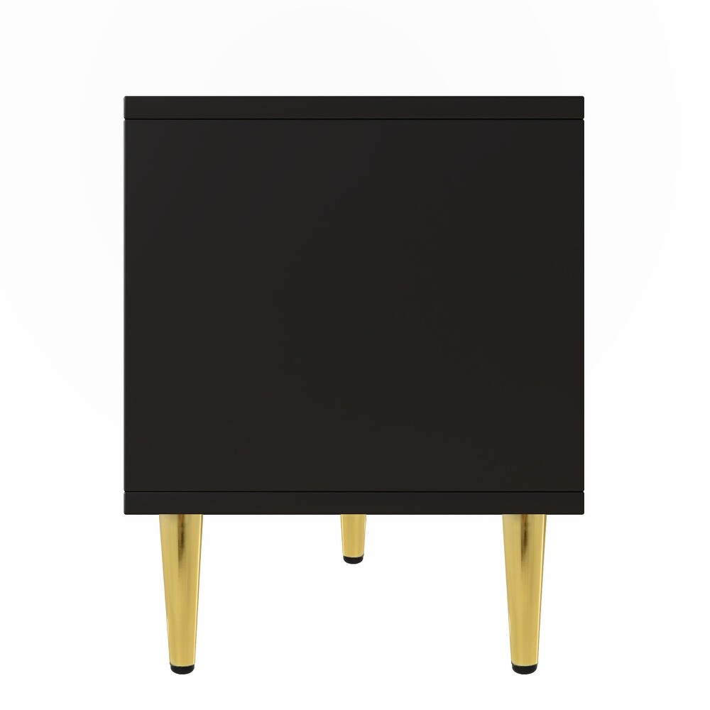 TV Stand with 5 Champagne Legs