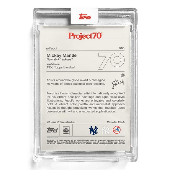 Topps TPS 21TP70 0500 C Topps Project70 Card 500  ...