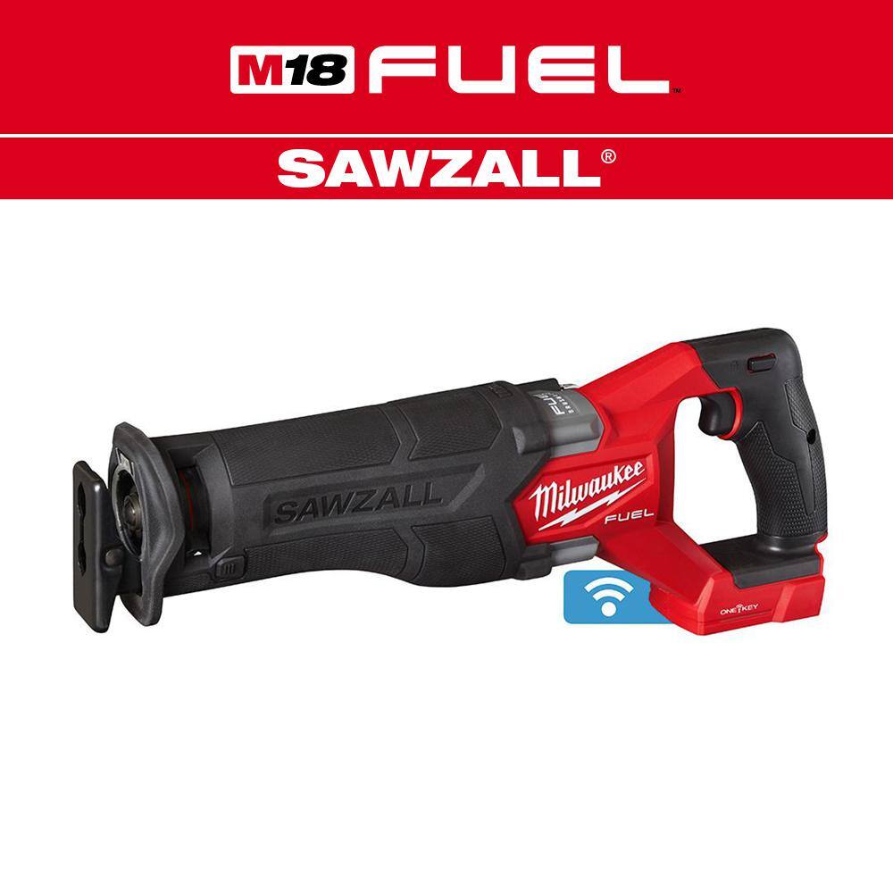 MW M18 FUEL ONE-KEY 18V Lithium-Ion Brushless Cordless SAWZALL Reciprocating Saw (Tool-Only) 2822-20