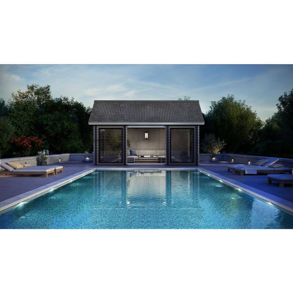Progress Lighting Jeffrey Alan Marks Point Dume Wakecrest 1-Light Matte Black LED Outdoor Wall Lantern Sconce 8-Watt 9 in. P560299-31M-27