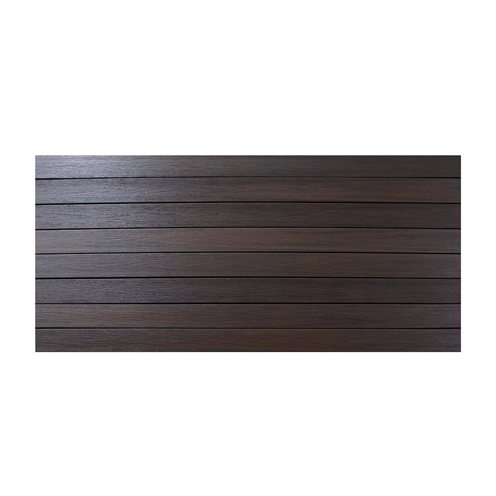 FORTRESS Infinity IS 1 in. x 6 in. x 8 ft. Tiger Cove Brown Composite Starter Deck Boards (2-Pack) 242060801