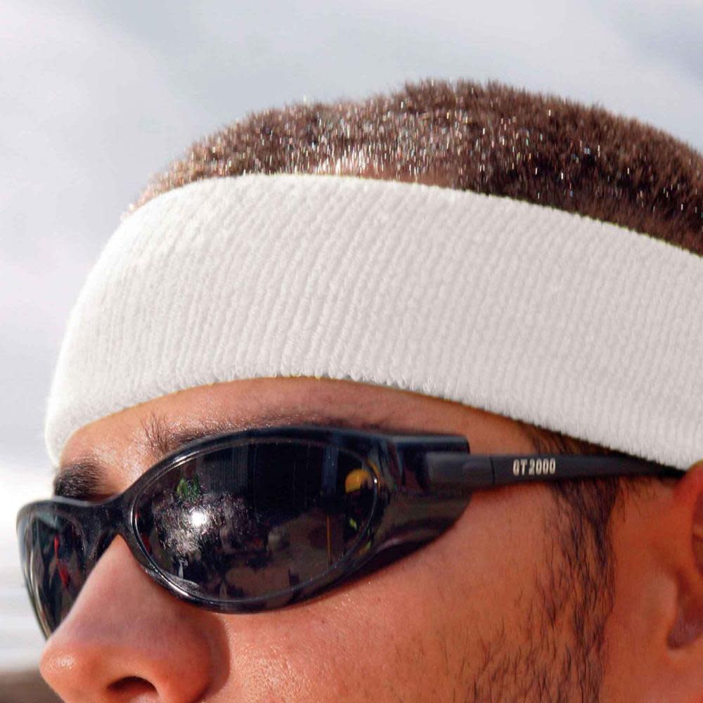 Ergodyne Chill Its 6550 Head Sweatband White ;