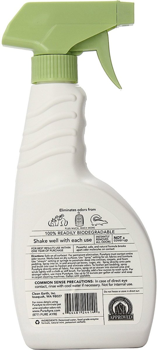 PureAyre Odor Eliminator Dog， Cat， Bird and Small Animal Spray