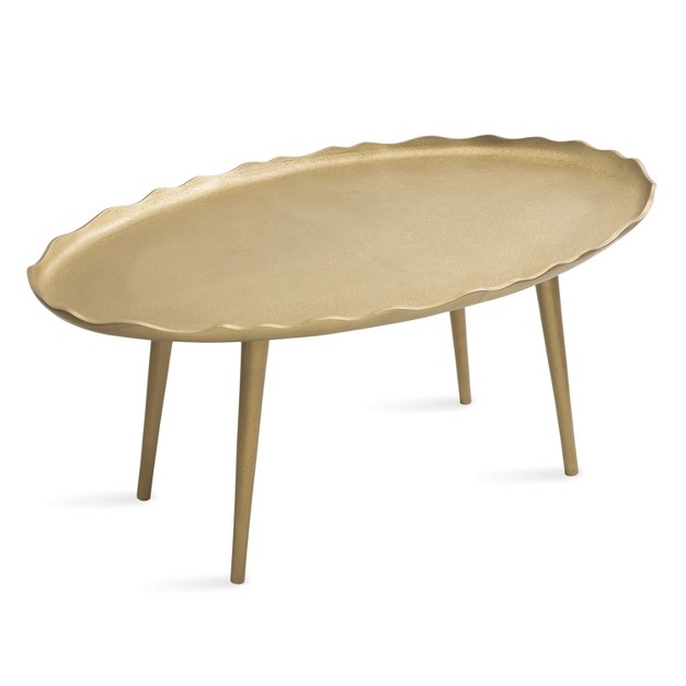 Kate And Laurel Alessia Oval Coffee Table