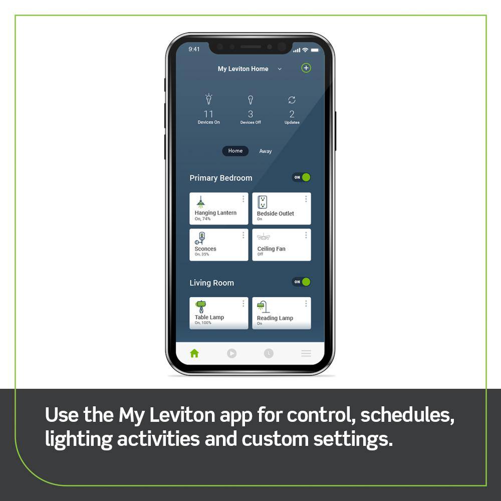 Leviton Decora Smart No-Neutral Dimmer  Wi-Fi Bridge Kit for Older Homes Without a Neutral Wire R02-DNKIT-1RW