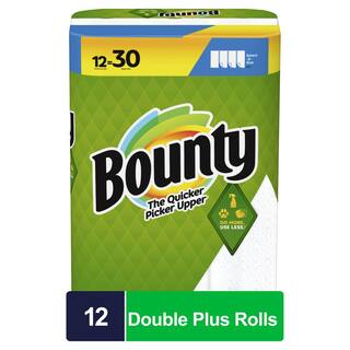 Bounty Select-A-Size White Paper Towel Roll (12 Double Plus Rolls) 003077207251