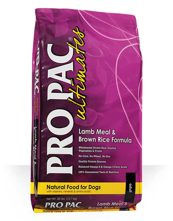 Pro Pac Ultimates Lamb Meal and Brown Rice Formula for Dogs