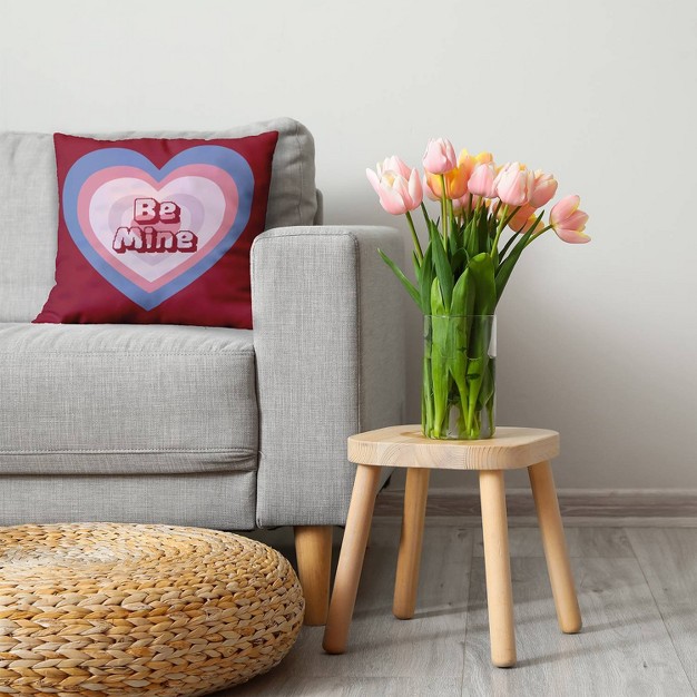 Valentine x27 s Day Be Mine Square Throw Pillow Buddha E By Design