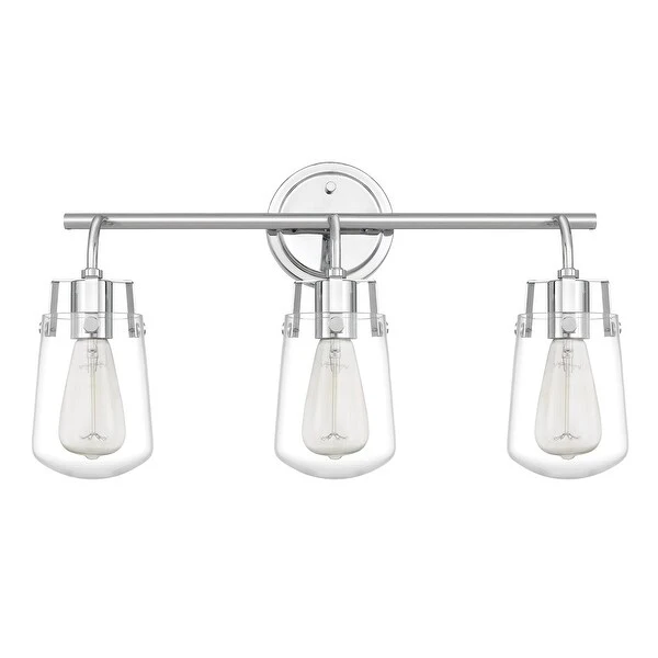 Bota 3-Light Chrome Finish Vanity Light 6.5