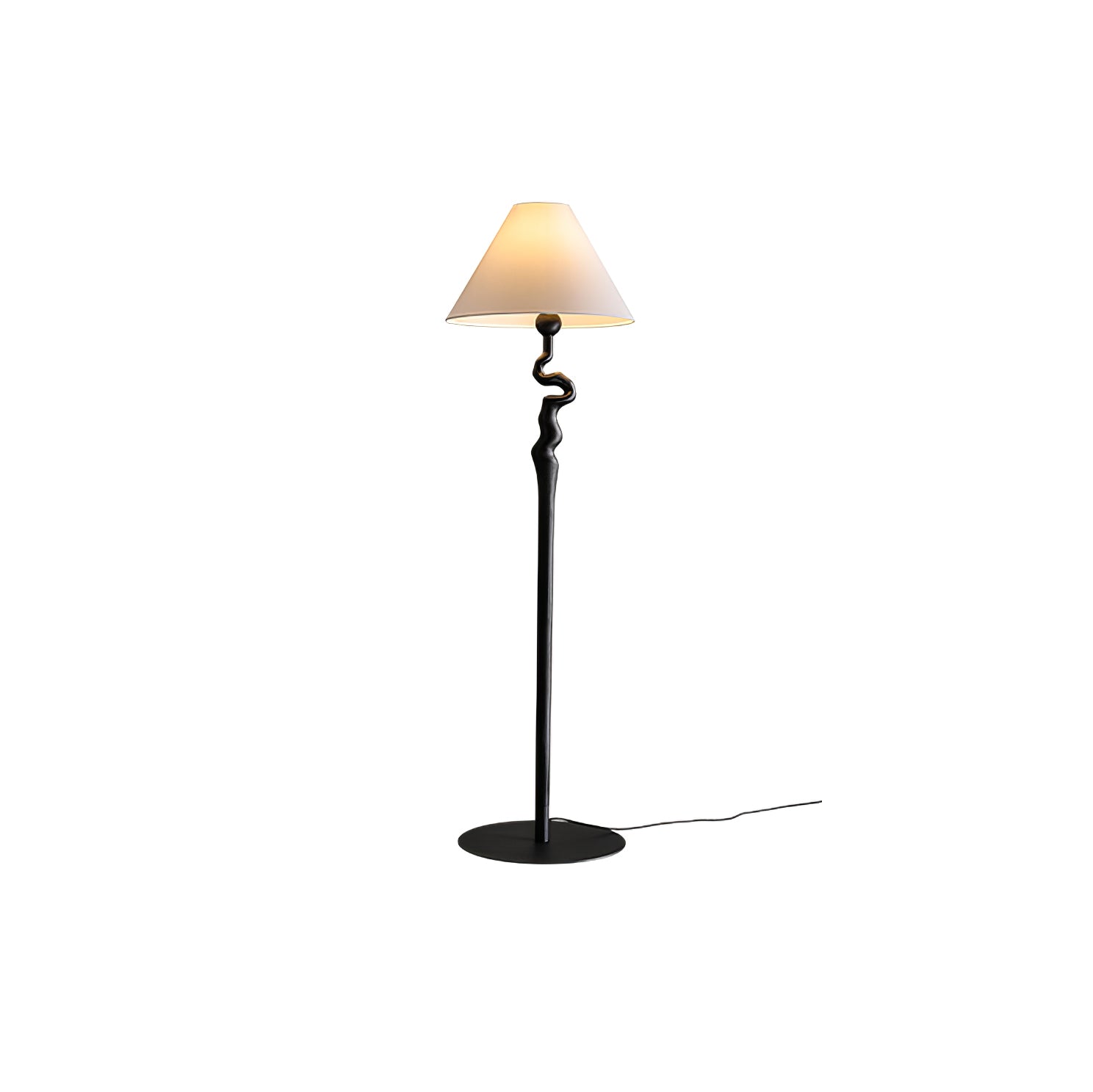 Serpentine Twist Floor Lamp