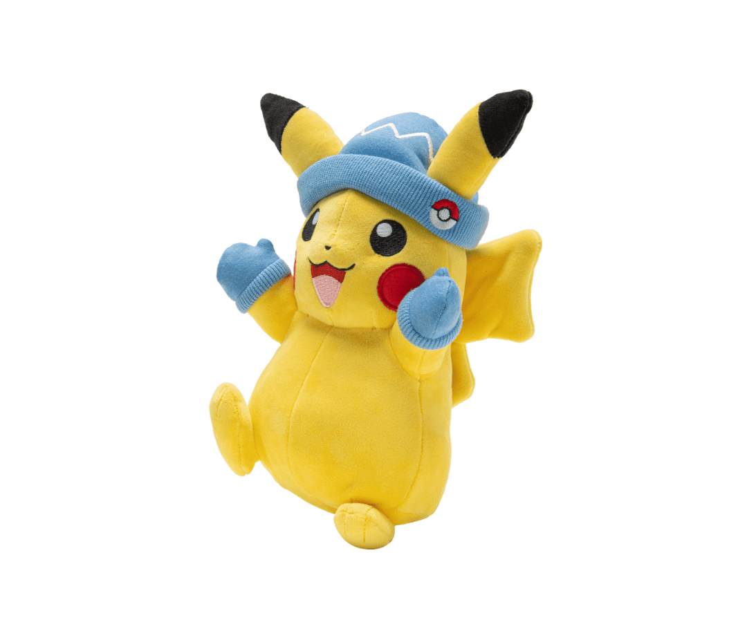 Jazwares Pokemon Holiday Plush Pikachu Mittens - 8