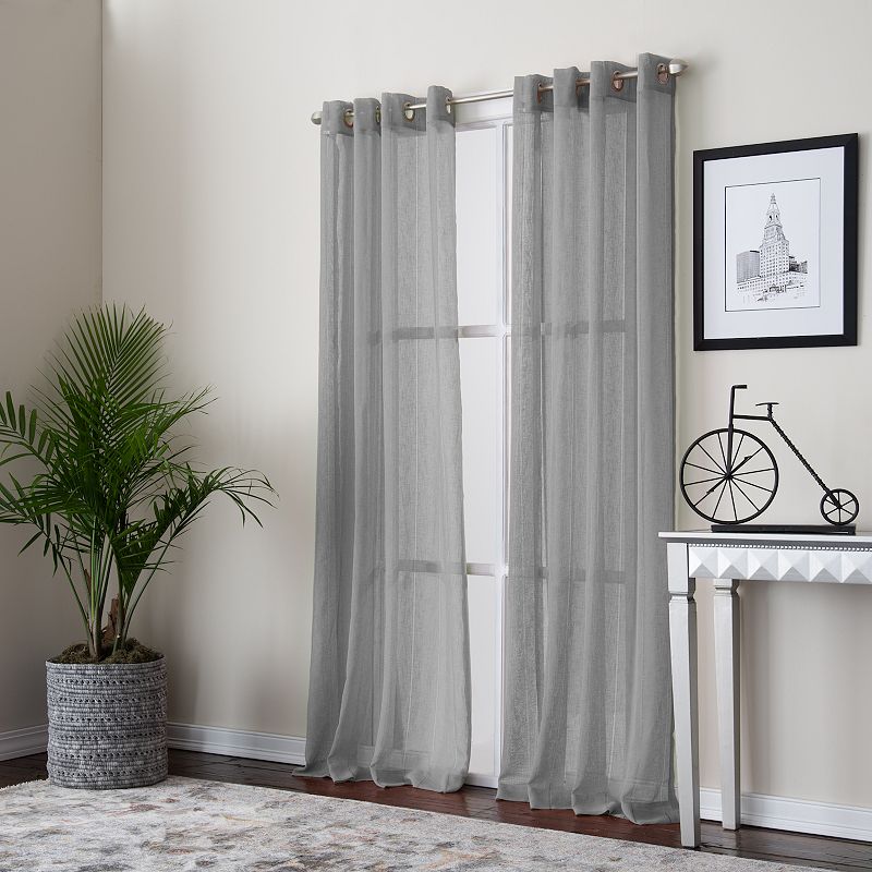 Corona Curtain 1-panel Payton Grommet Top Window Curtain