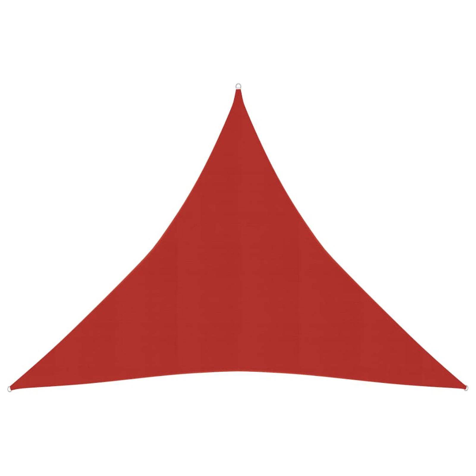 Sunshade Sail 160 G/m Red 4x4x4 M Hdpe No.360666