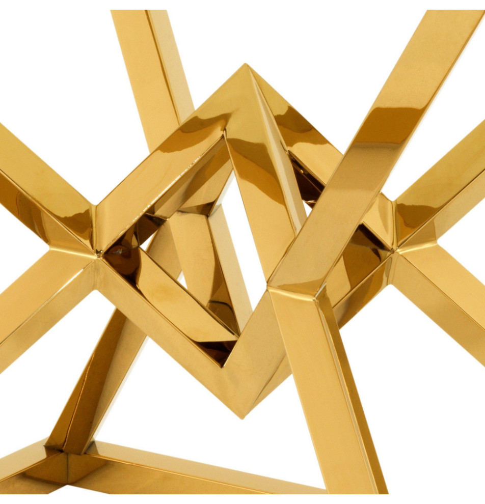 Gold Side Table  Eichholtz Connor   Contemporary   Side Tables And End Tables   by Oroa   Distinctive Furniture  Houzz