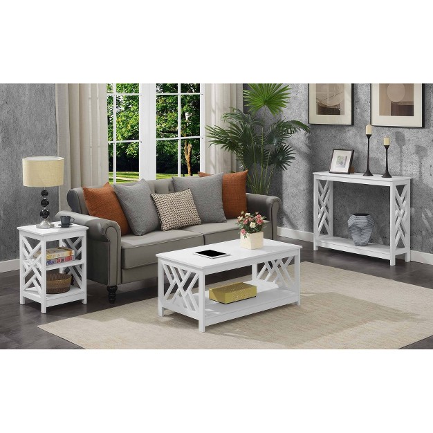 Titan Coffee Table With Shelf Breighton Home