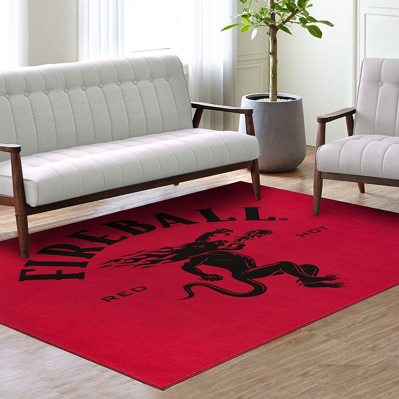 Floordecor USA Fireball Whiskey Rug