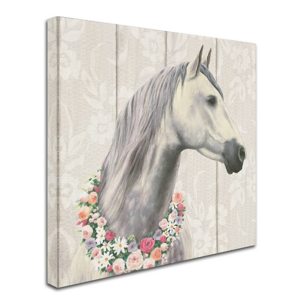 X 18 quot Spirit Stallion I On Wood Square By James Wiens Trademark Fine Art