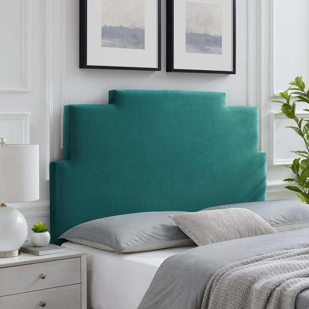 Kasia Performance Velvet Full/Queen Headboard   Contemporary   Headboards   by Modway  Houzz