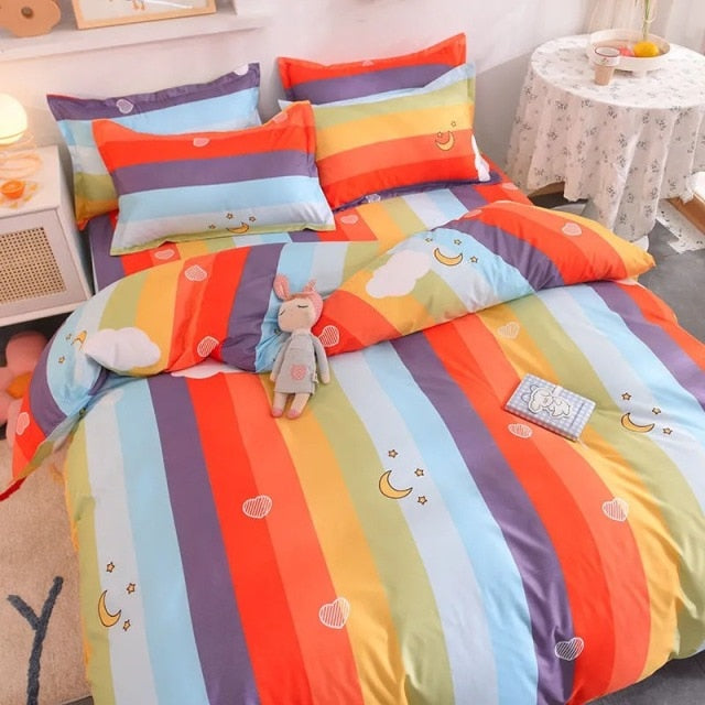 MaxComfy 100% Cotton Duvet Cover Set