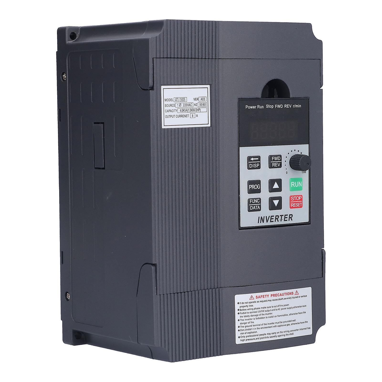 Variable Frequency Drive Converter Single Phase 1 In 3 Out Controller Ac 220v For Motor Cncat1-1500s