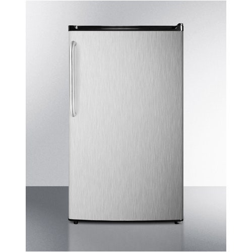 Summit Appliance FF433ESSSTB Compact， Auto-Defrost Refrigerator-Freezer