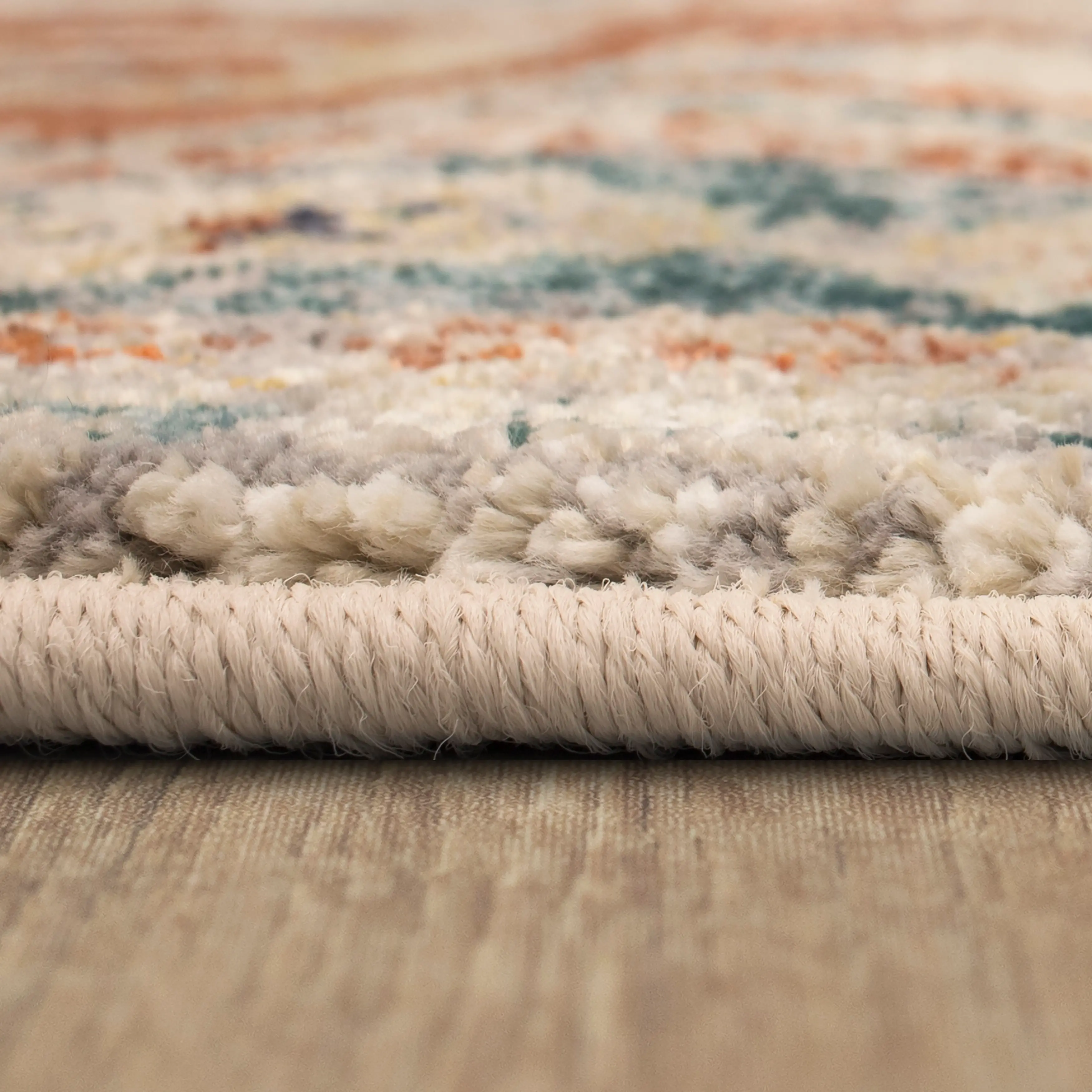 Soiree 8 x 11 Cristales Oyster Area Rug