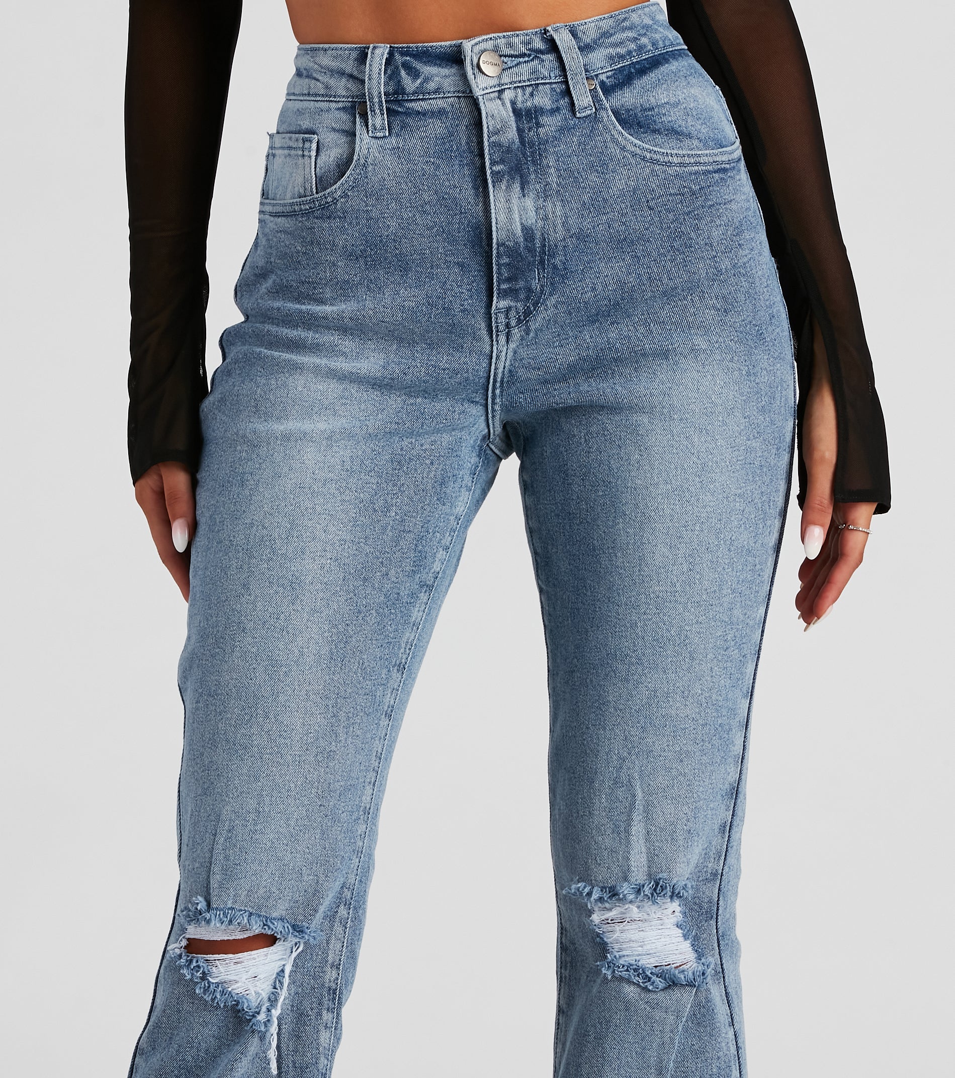 New Places High Rise Flare Denim Jeans