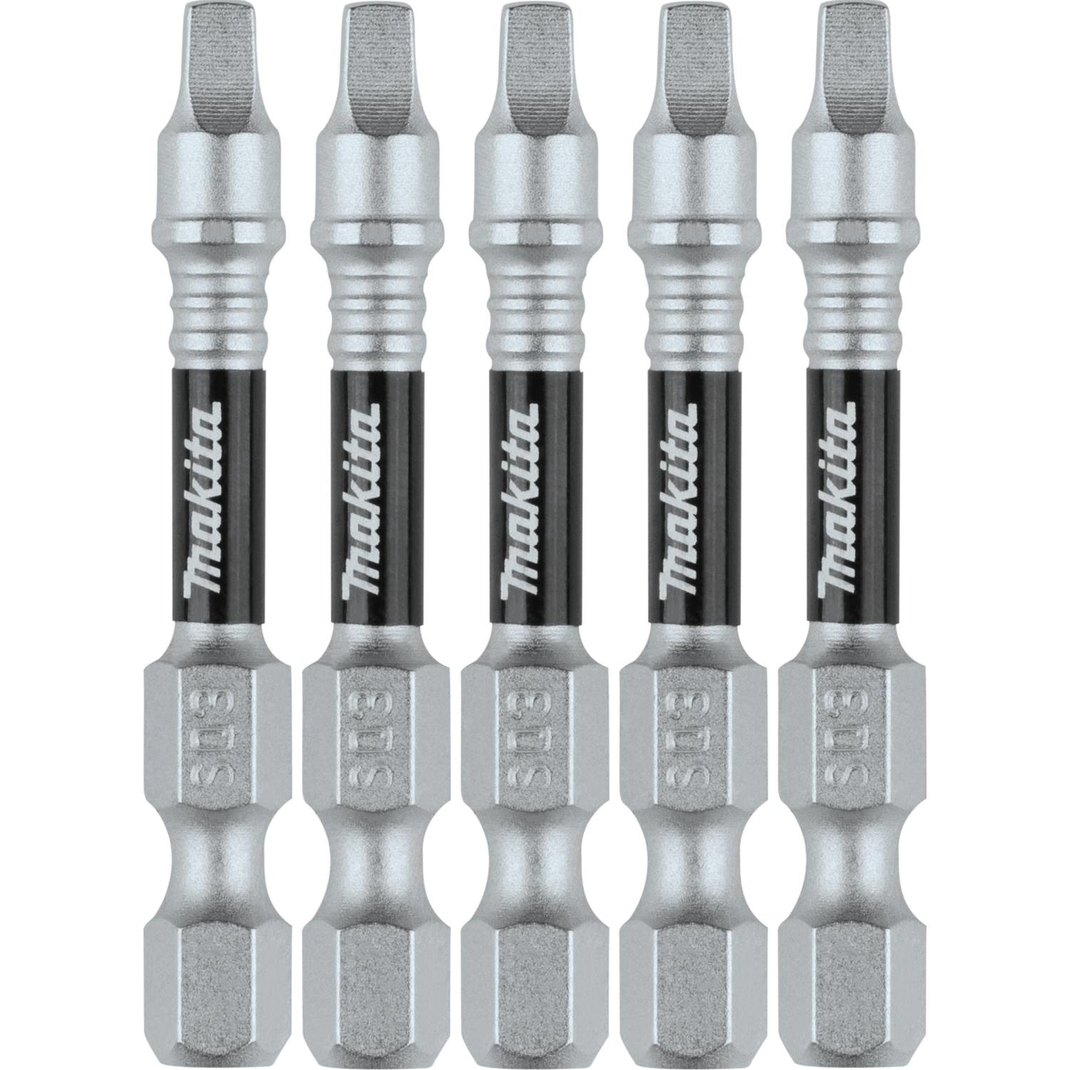 Makita Impact XPS Square #3 X 2 in. L Power Bit Steel 5 pk