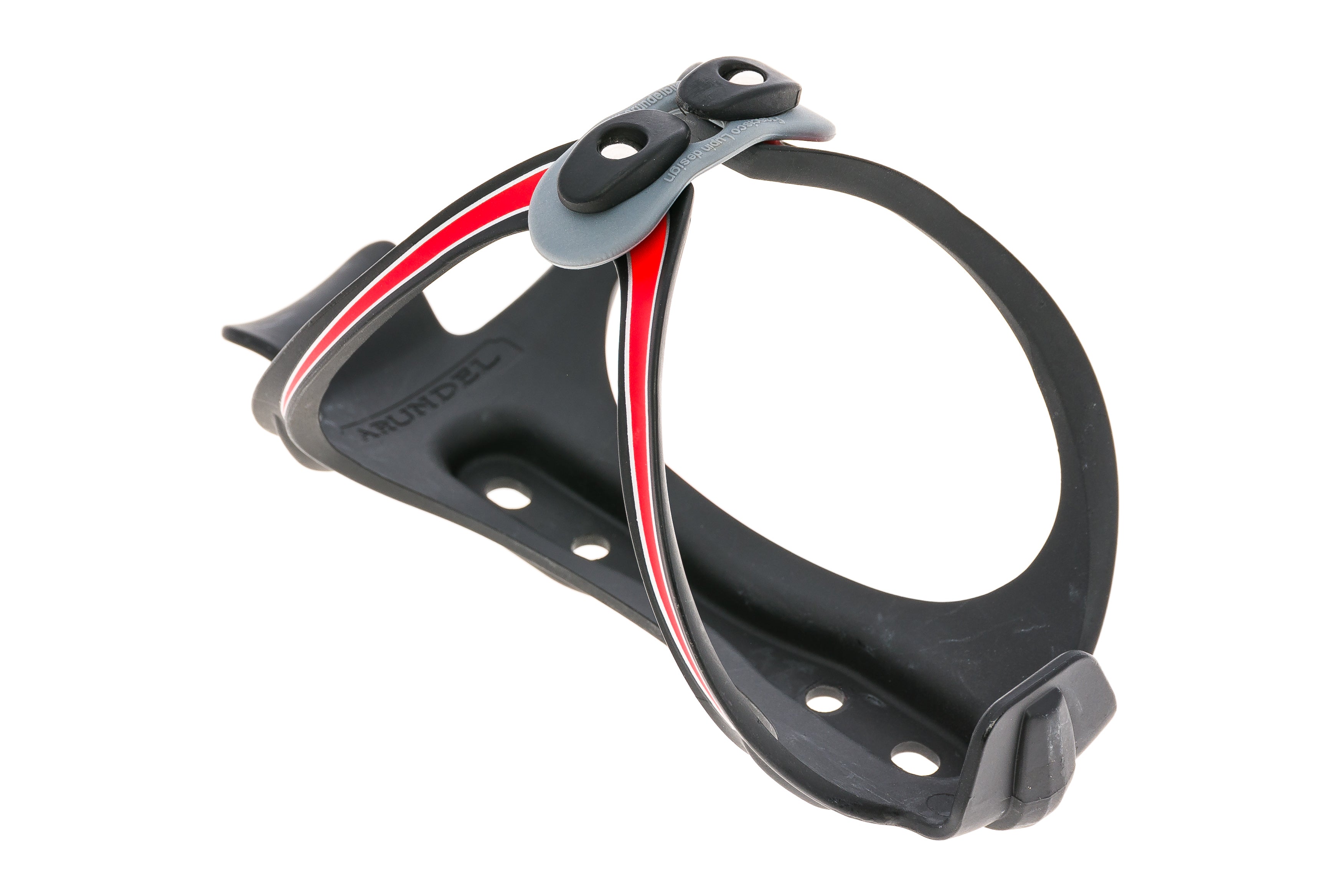 Arundel Bando Silicon Water Bottle Cage Matte Black / Red