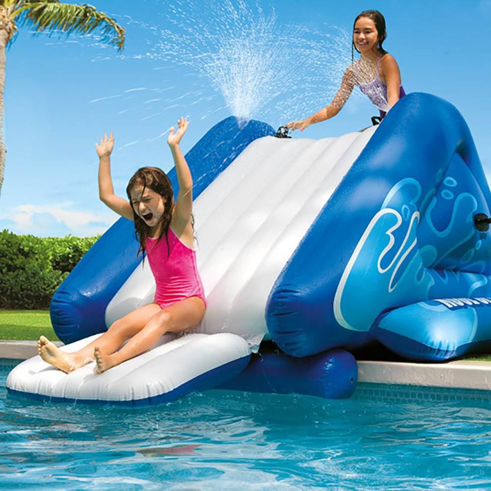 Intex Kool Splash Inflatable Play Center Water Slide | Open Box (2 Pack)