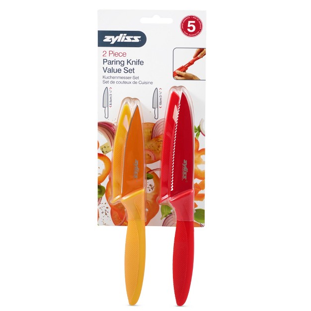 Zyliss 2pk Paring Knife Value Set