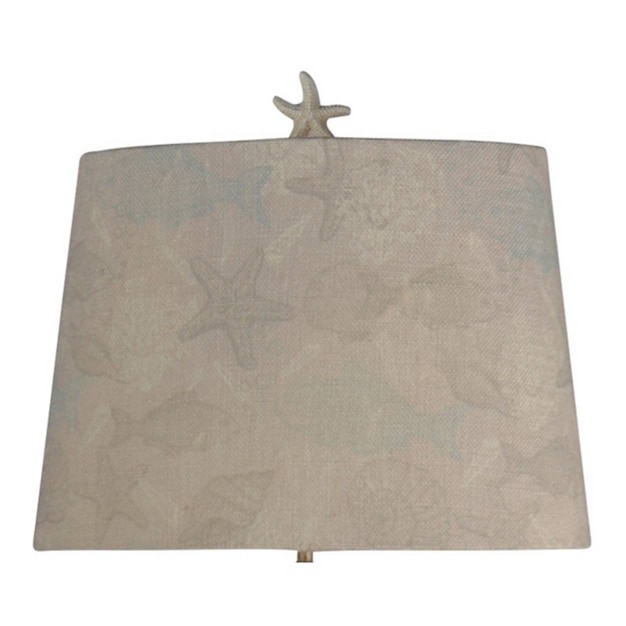 Sand Stone Table Lamp Silver Stylecraft