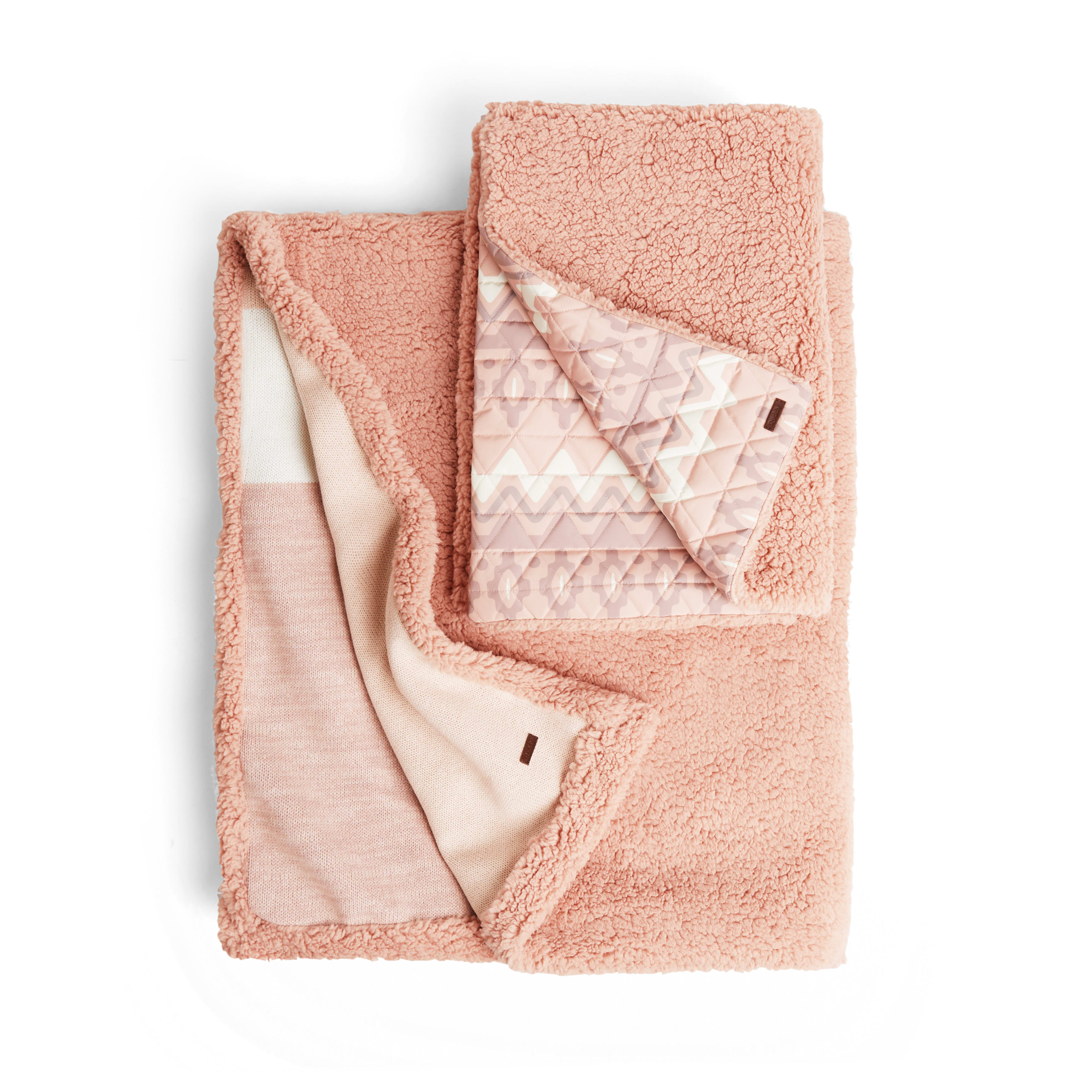 Reddy Pink Matching Throw Set for Dogs